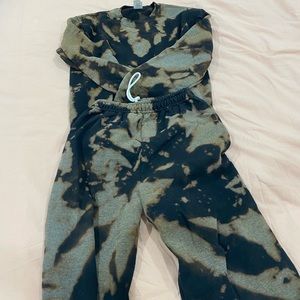 Tie dye matching sweats